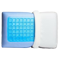 Perfect Cloud Dual Option Cooling-Gel Memory Foam Pillow - Two Sides